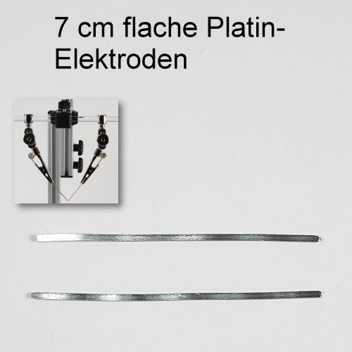 Platinelektroden flach - kolloidales Platin herstellen