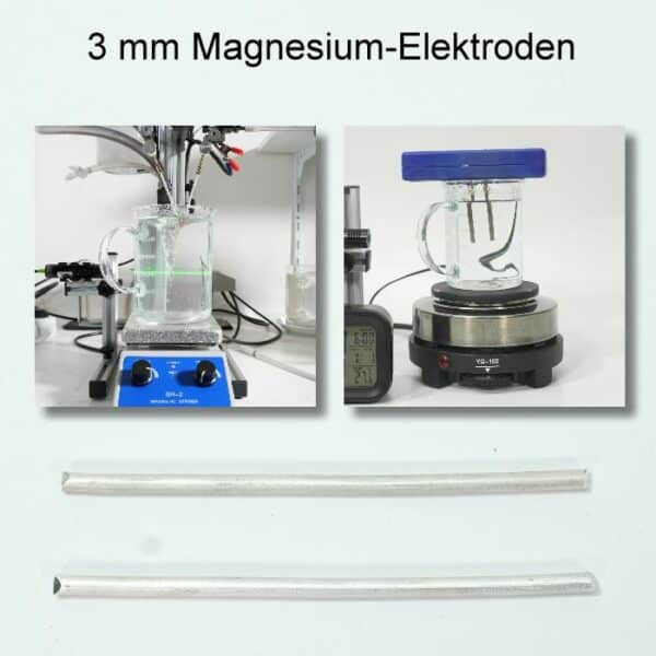 Magnesium Elektroden zur kolloidalen Magnesium Herstellung