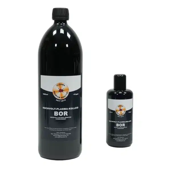 Kolloidales Bor in 200 ml und 1000 ml Flasche