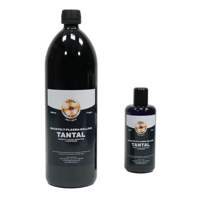 Kolloidales Tantal in 200 ml und 1000 ml Flasche
