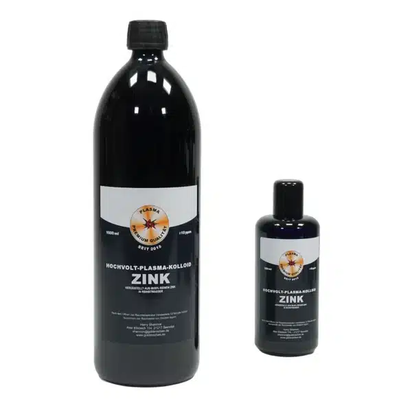 Kolloidales Zink in 200 ml und 1000 ml Flasche