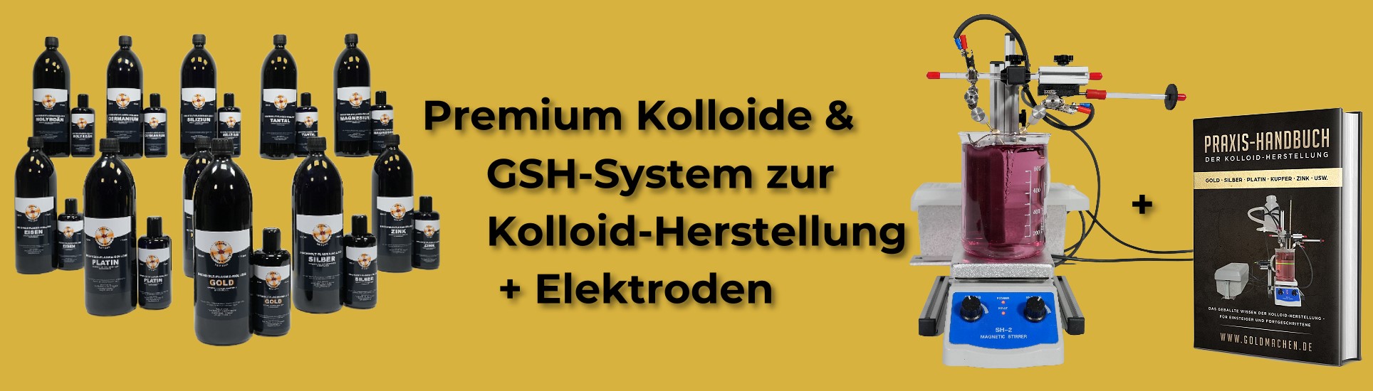 kolloidales Gold herstellen