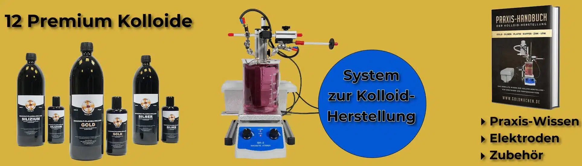 kolloidales Gold herstellen