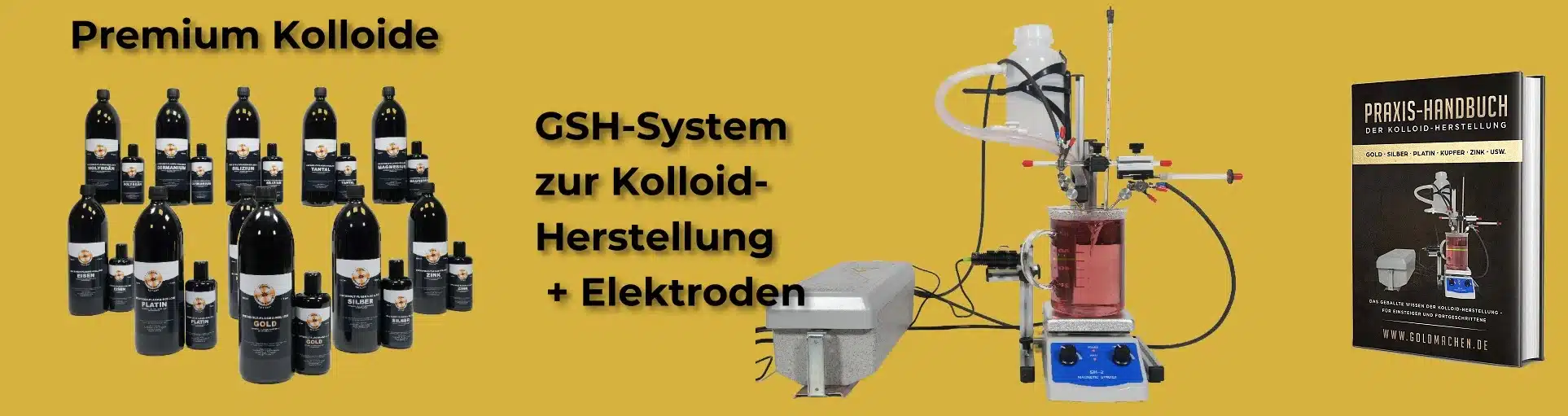 kolloidales Gold herstellen