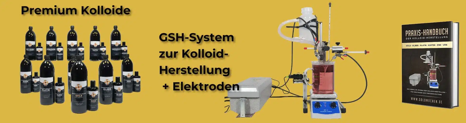kolloidales Gold herstellen