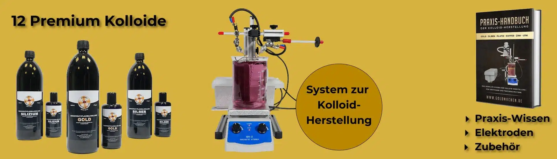 kolloidales Gold herstellen