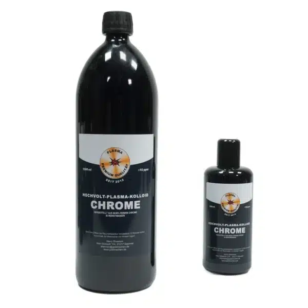 Kolloidales Chrome in 200 ml und 1000 ml Flasche