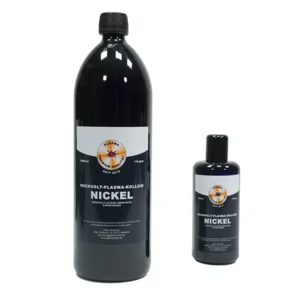 Kolloidales Nickel in 200 ml und 1000 ml Flasche