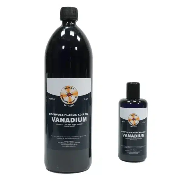 Kolloidales Vanadium in 200 ml und 1000 ml Flasche
